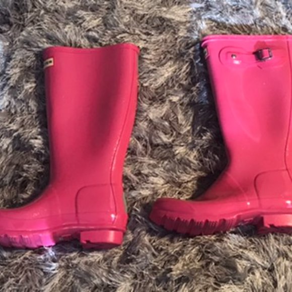 Pink Sparkle Hunter Boots - Picture 2 of 3